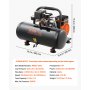 VEVOR Air Compressor, 8L Steel Tank, 1HP 2.5 CFM 8bar Oil Free Air Compressor & Max. 120PSI Pressure, 81dB Ultra Quiet Portable Compressor, for Auto Repair, Tire Inflation, Spray Painting