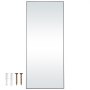 VEVOR Full Length Mirror, 71" x 31", Extra Large Standing Hanging or Leaning Rectangle Floor Mirror with Tempered Glass Aluminum Alloy Frame, Full Body Dressing Mirror for Living Room Bedroom, Black