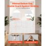 Retractable Baby Gate 34 in Tall Extend to 55 in Wide for Kids or Pets White