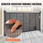 VEVOR Retractable Baby Gate, 86.9 cm Tall Mesh Baby Gate, Extends up to 195.1 cm Wide Retractable Gate for Kids or Pets, Retractable Dog Gates for Indoor Stairs, Doorways, Hallways, Playrooms, Black