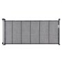 VEVOR Retractable Baby Gate, 86.9 cm Tall Mesh Baby Gate, Extends up to 195.1 cm Wide Retractable Gate for Kids or Pets, Retractable Dog Gates for Indoor Stairs, Doorways, Hallways, Playrooms, Black