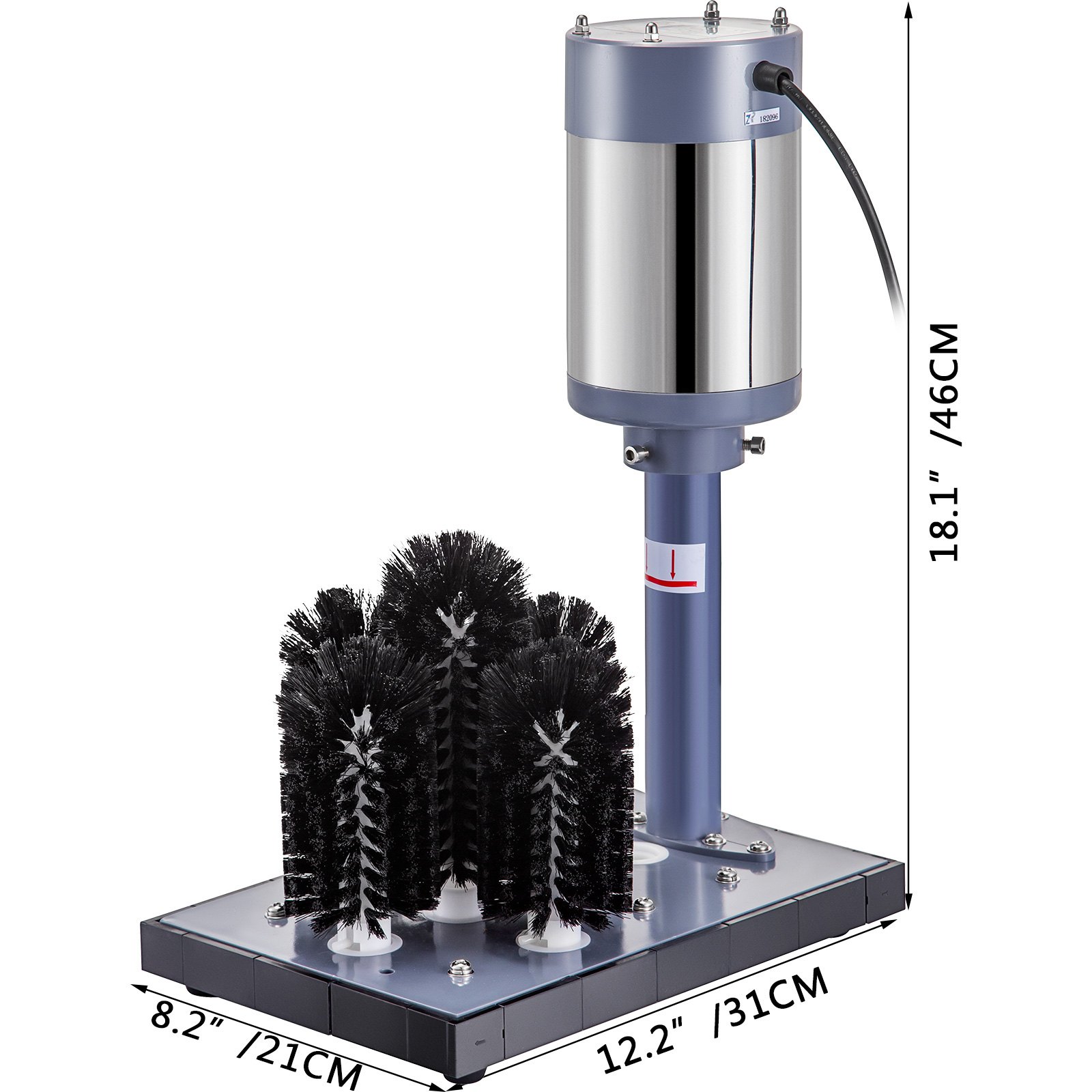 5 Head Glass Cup Bottle Washer Electric Bottle Cup Rinser Glassware Cup Mug