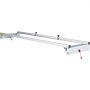 VEVOR router sled with adjustable rails and knobs for precision woodworking.