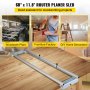 VEVOR Router Sled, 64" /162.6 cm Width, Slab Guide Jig for Woodworking with Locking Function, Portable and Easy to Adjust, Trimming Planing Machine for Wood Flattening, Home DIY