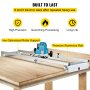 VEVOR Router Sled, 64 inches /162.6 cm Width, Slab Guide Jig for Woodworking with Locking Function, Portable and Easy to Adjust, Trimming Planing Machine for Wood Flattening, Home DIY