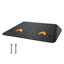 VEVOR Rubber Threshold Ramp Door Ramp 4" Rise 15 tons Load Rubber Curb Ramp