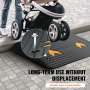 VEVOR Rampe de seuil en caoutchouc améliorée, rampe de porte de 8,9 cm avec 1 canal, rampe de voiture en caoutchouc naturel avec surface texturée antidérapante, capacité de charge de 13 069 kg pour fauteuil roulant et scooter