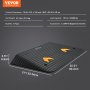 VEVOR Upgraded Rubber Threshold Ramp, 8.9 cm Rise Door Ramp with 1 Channel, Natural Rubber Car Ramp with Non-Slip Textured Surface, 15 tons Load Capacity Curb Ramp for Wheelchair and Scooter