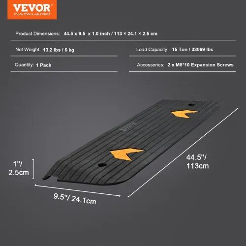 Kummist läveramp 15 t, kõrgus 2,5 cm — pilt 7