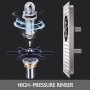 Automatic Glass Rinser Cleaner Pitcher Rinser W/ Side Spray 325x175mm Bar Rinser