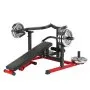 Stroj na bench press VEVOR, sada bench pressů s nosností 450 liber, nastavitelná rovná sklonená lavička s nezávislými sbíhajícími se rameny, posilovací stroj na horní část hrudníku, posilovací stroj pro hrudník, břišní svaly a ramena