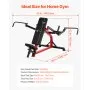 VEVOR Incline Chest Fly and Rear Delt Fly Machine, 450 LBS Chest Machine, Adjustable Fitness Chest Bench Set, Home Gym Equipment for Upper Body Strength Training Machine