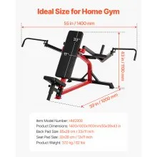 VEVOR Incline Chest Fly and Rear Delt Fly Machine Upper Body Strength Training