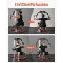 VEVOR Chest Fly Machine, Upper Body Specialty Machine for Home Gym, Adjustable Fly and Reverse Delt Machine, for Chest, Back, Pectoral, Rear Deltoid and Shoulder Workouts, Hold up to 450LBS