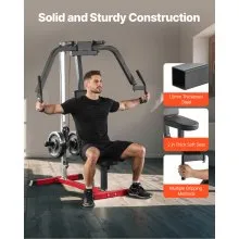 VEVOR Chest Fly Machine Adjustable Fly Reverse Delt Machine Upper Body Workout