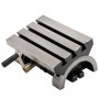 VEVOR tilting milling table with handle and precise grooves.