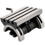 VEVOR Tilting Milling Table 7x5inch Tilting Angle Milling Machine 0-45°Adjustable Swivel Angle Plate with 3 T-slots and an Adjustable Crank Handle Heavy Duty Tilting Milling Machine for Grinding