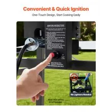 18QTx2 Outdoor Propane Deep Fryer Commercial Cooker Cart with Wheel Two Tank