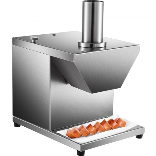 Electric Meat Sausage Slicer Stainless Steel Sausage Cutter Machine Kitchen