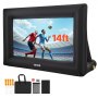 VEVOR 14 ft Inflatable Movie Screen 16:9 600D Movie Projector with Portable Bag