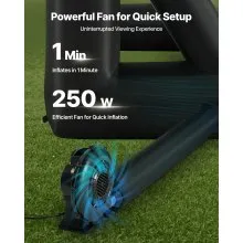 VEVOR 16FT Inflatable Projector Screen, Inflatable Movie Screen Outdoor with 250W Air Blower Projector Screen Oxford Fabric Material Blow Up Screen for Outdoor Backyard, Home Theater, Theme Party