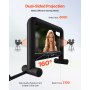 VEVOR 16 ft Inflatable Movie Screen 16:9 600D Movie Projection with Portable Bag