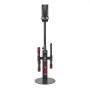 Soporte para aspiradora VEVOR, compatible con aspiradoras verticales Dyson V7, V8, V10, V11, V12, V15, SV10, SV12, SV14, SV18 y SV21, con 3 clips y altura ajustable.