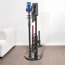 Vacuum Stand for Dyson Multi-Models Stable Storage Bracket Holder with 3 Clips