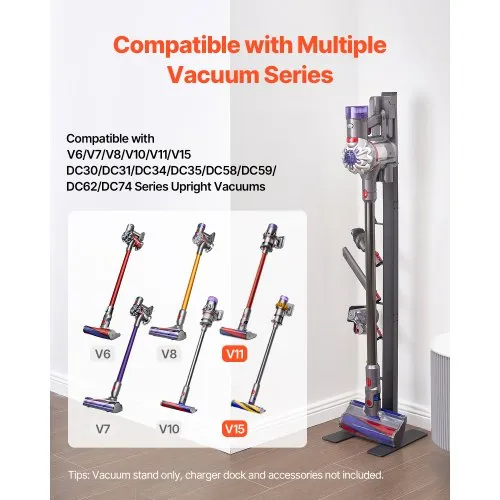 Dyson Accessories Wall Mount For V8 V10 V11 V15 Cordless Vacuum Attachments