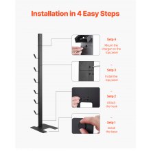 Vacuum Stand for Dyson Multi-Models Stable Storage Bracket Holder with 6 Hooks