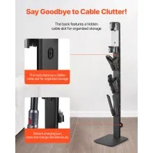 Vacuum Stand for Dyson Multi-Models Stable Storage Bracket Holder Black
