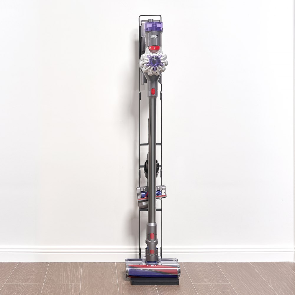 VEVOR Vacuum Stand, Compatible With Dyson V6 V7 V8 V10 V11 V15, Stable Vacuum Stand Holder with 4 Hooks for Dyson DC30 DC31 DC34 DC35 DC58 DC59 DC62 D74 Cordless Upright Vacuum Cleaners & Accessories