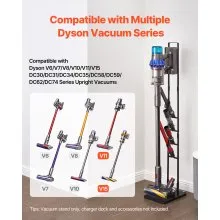 VEVOR Vacuum Stand for Dyson Multi-Models Storage Bracket Holder with Wheels