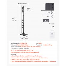 Vacuum Stand for Dyson Multi-Models Stable Storage Bracket Holder with Wheels