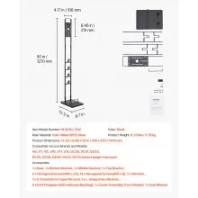Vacuum Stand for Dyson Multi-Models Stable Storage Bracket Holder with Wheels