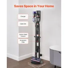 Vacuum Stand for Dyson Multi-Models Stable Storage Bracket Holder with 4 Pads