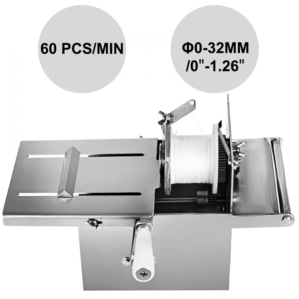 Sausage Tying Knotting Machine 32mm Manual Handle Sausage Linker Sausage Stuffer