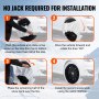 VEVOR 2PCS paksunnetut lumisukat renkaille Snow Traction -renkaan suoja-suuri