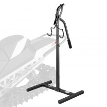 VEVOR Snowmobile Lever Lift Stand 18"- 33" Lift Height 750LBS Capacity, 5-Level Adjustable Height, Heavy-Duty Steel Snowmobile Lift Stand for Easy Track Maintenance & Repairs, Fits Most Snowmobiles