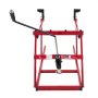 VEVOR Snowmobile Lift Stand with 14–71.1cm Lift Height & Manual Hand Crank, 454kg Load Capacity, Heavy-Duty Steel Support, Foldable Snowmobile Lifting Stand for Easy Track Maintenance & Parts Repair