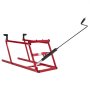VEVOR Snowmobile Lift Stand with 14–71.1cm Lift Height & Manual Hand Crank, 454kg Load Capacity, Heavy-Duty Steel Support, Foldable Snowmobile Lifting Stand for Easy Track Maintenance & Parts Repair