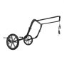 VEVOR Snowmobile Dolly Lift Stand, 50.8–57.2 cm Lift Height, 50.8 cm Large Wheels, 340 kg Heavy-Duty Steel Support, 2-in-1 Lift & Transport Snowmobile Lift Stand for Easy Moving & Maintenance