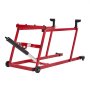 VEVOR Snowmobile Dolly Lift Stand 5.5"-28" Lift Height & Manual Hand Crank, 1000LBS Load Capacity with Wheels, Heavy-Duty Steel Support, Foldable Snowmobile Lifting Stand for Easy Maintenance & Repair