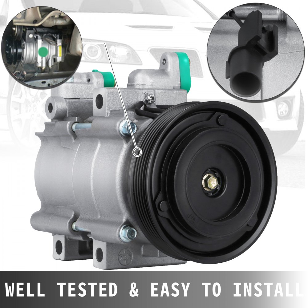 2001 2002 2003 2004 2005 2006 for Hyundai Santa Fe AC Compressor A/C 2.7L