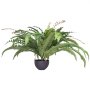 VEVOR Artificial Ferns, Natural Spread Diameter 37-41 Inch, Large Hanging Fake Boston Ferns, Sunlight Resistant Fake Plant Wall Decor with 80 Branches and Flowerpot, Faux Fern for Home Office Outdoor