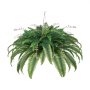 VEVOR Artificial Ferns, Natural Spread Diameter 37-41 Inch, Large Hanging Fake Boston Ferns, Sunlight Resistant Fake Plant Wall Decor with 80 Branches and Flowerpot, Faux Fern for Home Office Outdoor