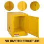 VEVOR 41.6 L Safety Cabinet 42.9 x 42.9 x 46 cm Hazardous Hinges Manual Hot