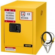 11 Gallon Hazardous Storage Cabinets Safety Cabinet Warning Label Welded Hinges