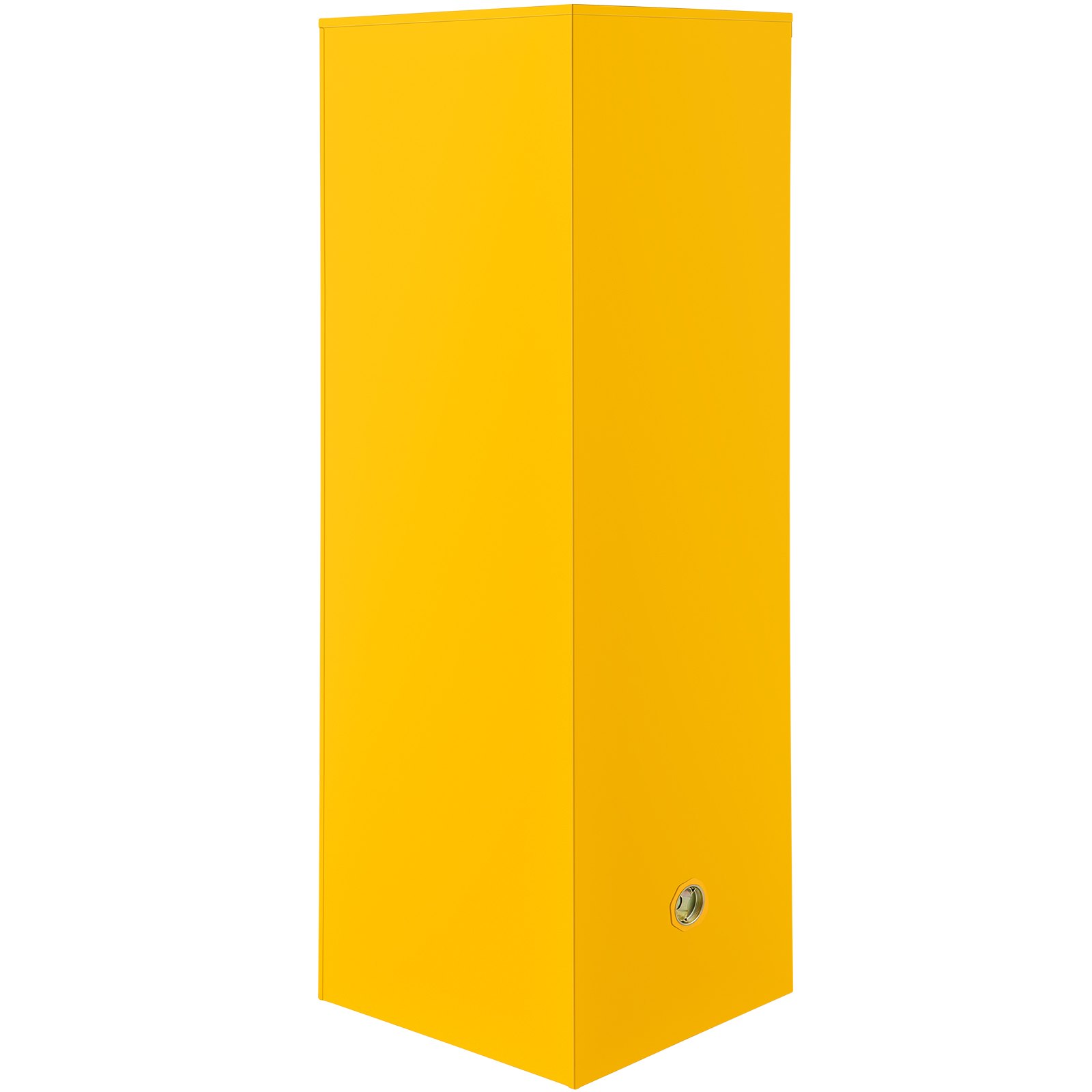 VEVOR Safety Cabinet for Flammable Liquids Single door and Manual Close Yellow Hazardous Storage 18.1 x 18.1 x 35.4in