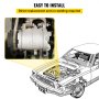 VEVOR AC Compressor 78363 Front Air Conditioning Compressor A/C Compressor for 2000-2014 Cadillac Chevy GMC Hummer 4.8L 5.3L 5.7L 6.0L 6.2L 8.1 (For 2000-2014 Chevy)